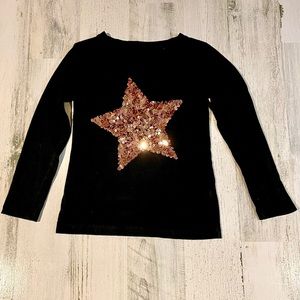 Cherokee - Star Sequin Shirt- Size 4/5
